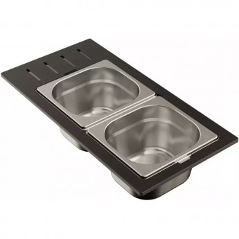 Контейнер OMOIKIRI DC-02-2-IN нержавеющая сталь