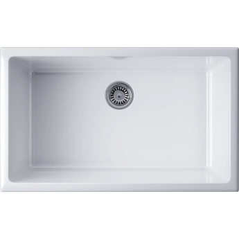 Мойка OMOIKIRI OKINOSHIMA 76-U/I-WH Glossy Natceramic/белый