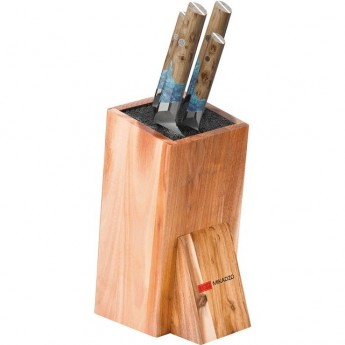 Набор ножей OMOIKIRI DAMASCUS KUON SET + универсальная подставка